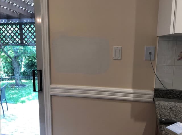 Seamless paint matching after a flawless drywall repair Port Credit completion